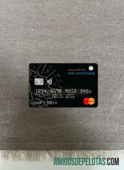 Bahrain Ahli United Bank Mastercard Photolook Frente baixar para verificação